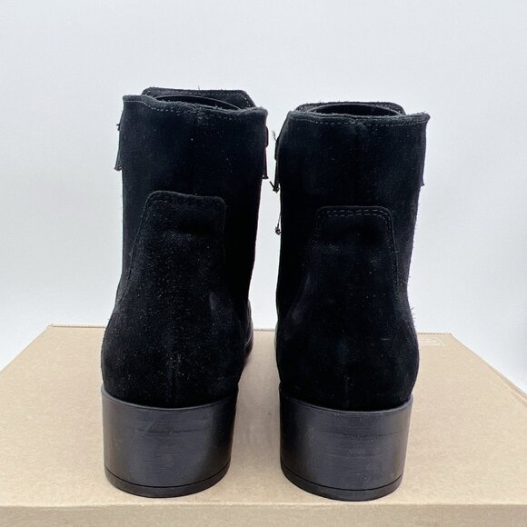 La Canadienne Waterproof Women's Saria Zip Up Ankle Boot Black Suede US 8.5 - Picture 6 of 11